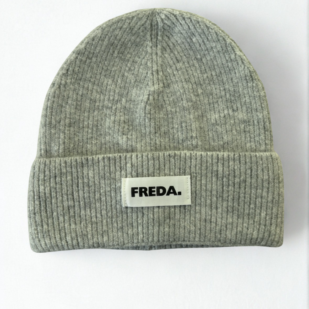 FREDA. Beanie Hat Grey Marl