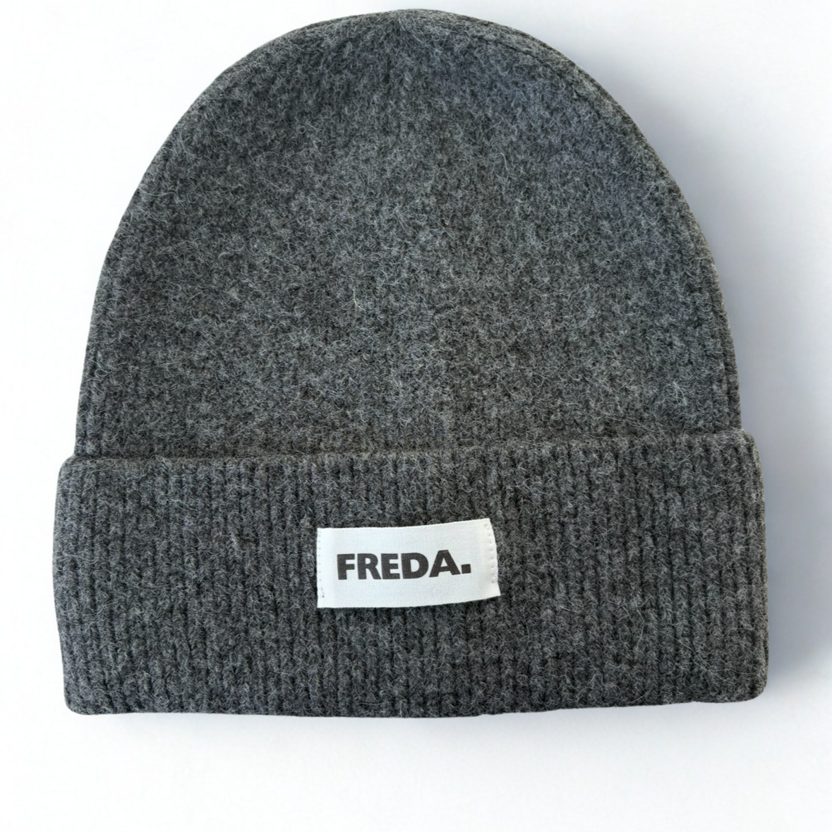 FREDA. Beanie Hat Slate Grey